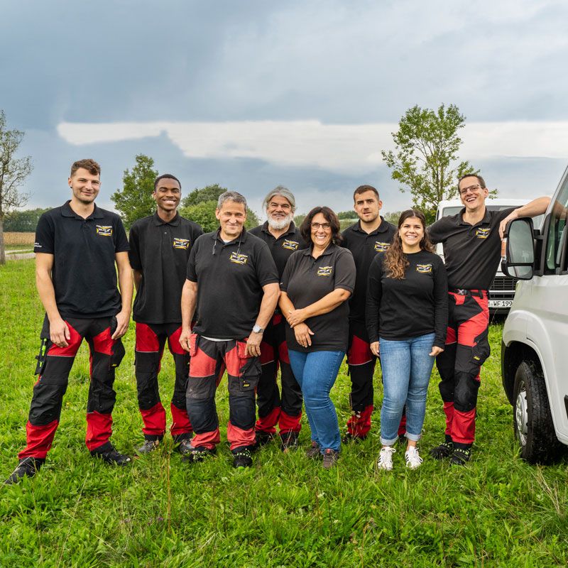 Das Team der Elektroinstallationen Klaus Wieland GmbH aus München